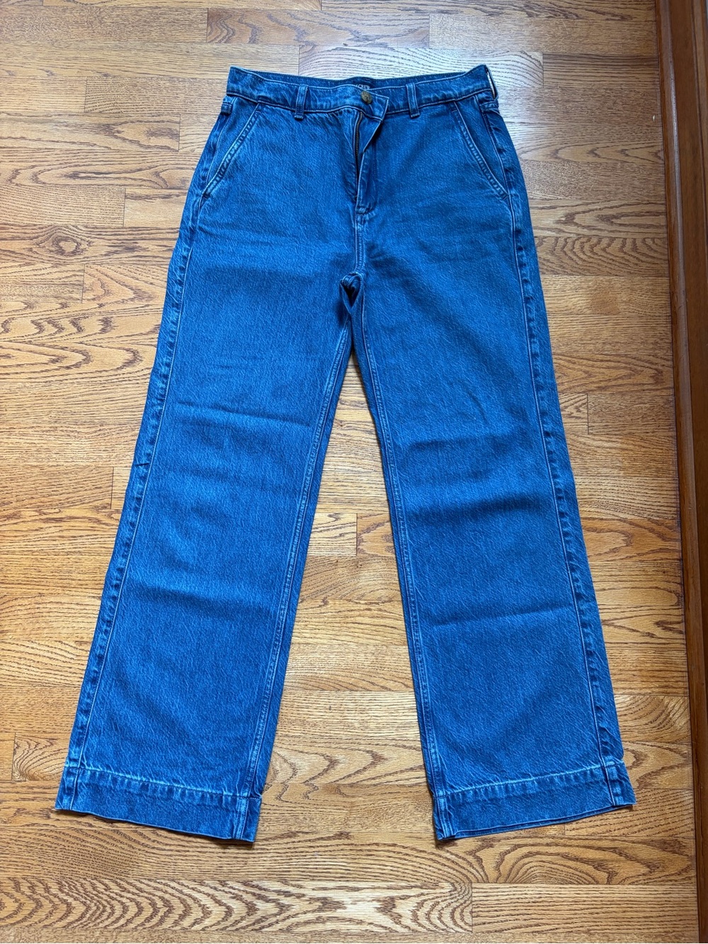 J. Crew ultra soft high rise wide leg straight women’s jeans size 27